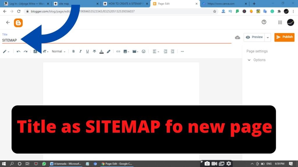 How to Add Sitemap in Blogger 